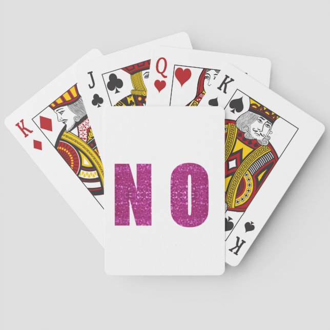 Jeu De Cartes paillée rose non (dos)