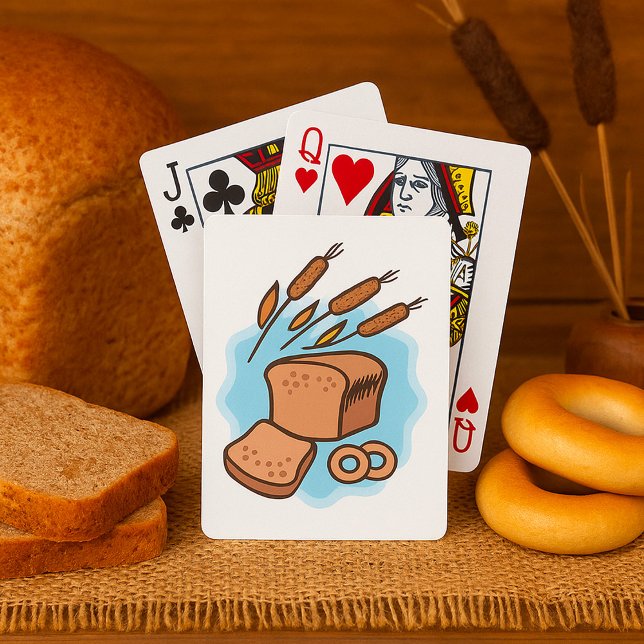 Jeu De Cartes Pain de grain entier rustique Alimentation agricol (Créateur téléchargé)