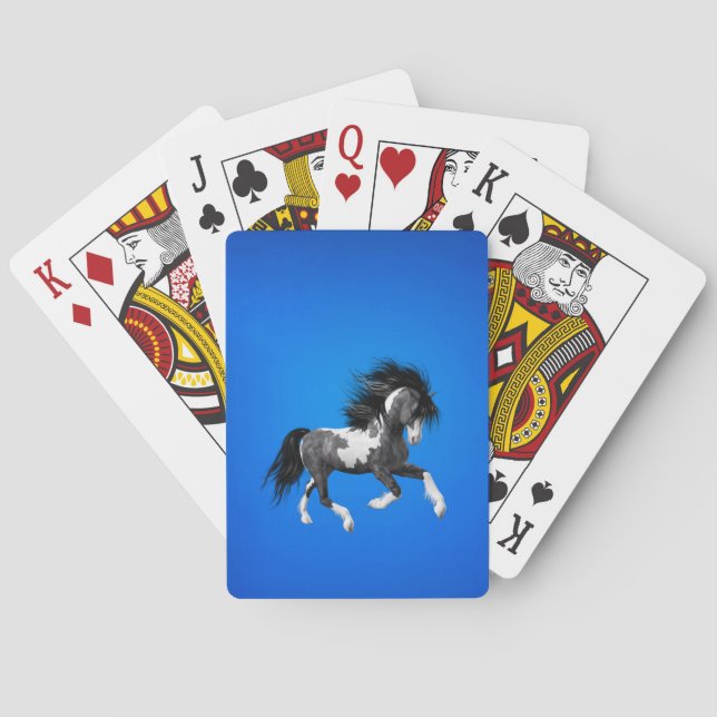 Jeu De Cartes Paint Horse Running (dos)