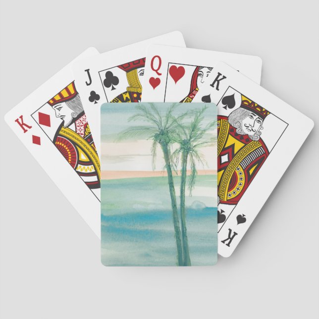 Jeu De Cartes Paisible Dusk Tropical (dos)
