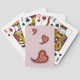Jeu De Cartes Paisley Heart Classic Playing Cartes
