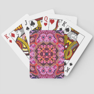 Jeu De Cartes Paisley multicolore, design d'impression d'écharpe