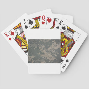 Jeu De Cartes Paix d'art numérique de troupes de camouflage de