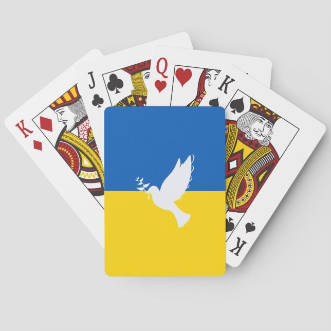 Jeu De Cartes Paix mondiale Ukraine (dos)