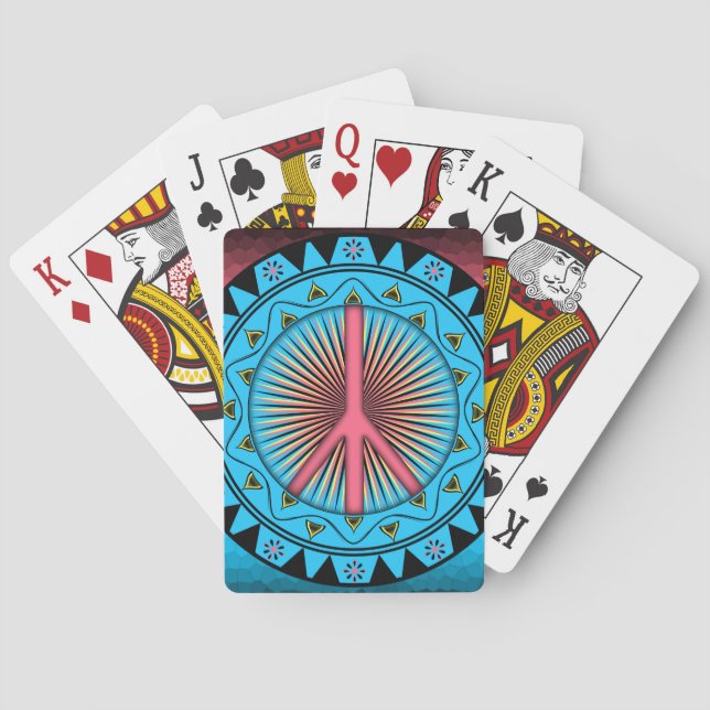 Jeu De Cartes Paix ~ Soleil (dos)