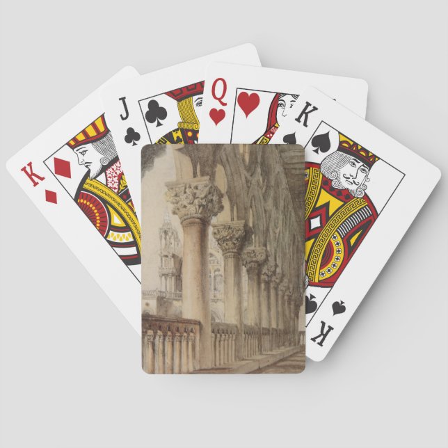 Jeu De Cartes Palais ducal (par John Ruskin) (dos)