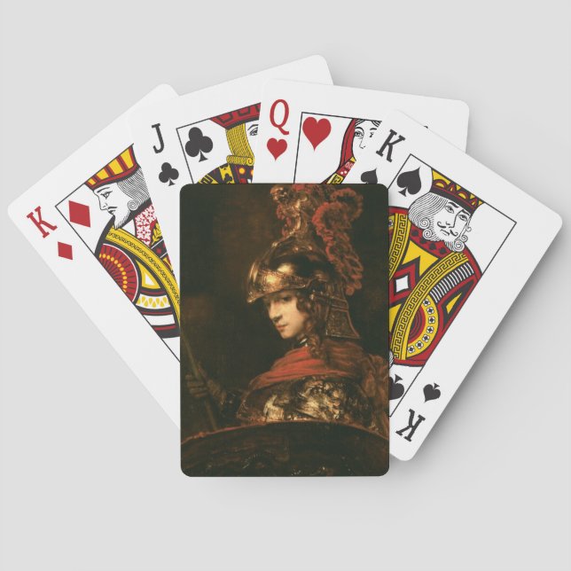 Jeu De Cartes Pallas Athena ou, figure blindée, 1664-65 (dos)