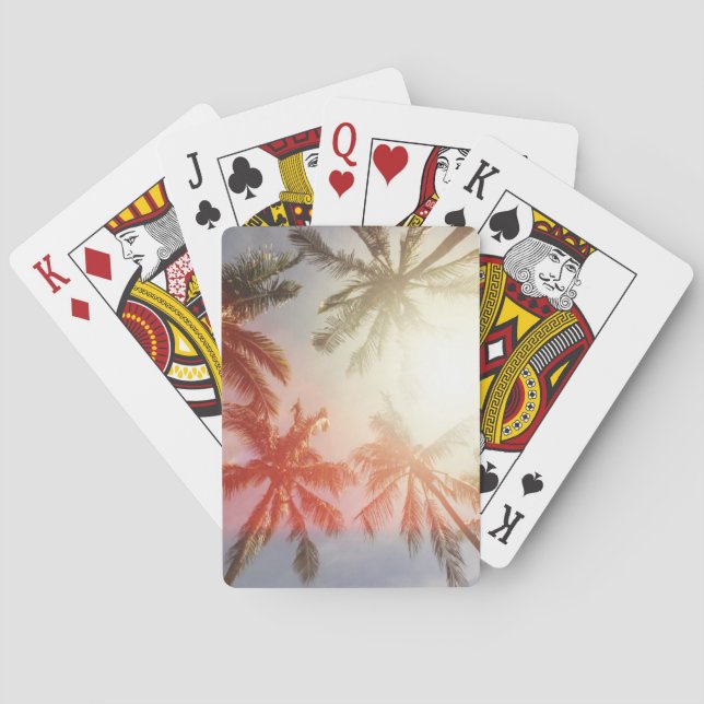 Jeu De Cartes Palmiers de noix de coco contre le Sun (dos)