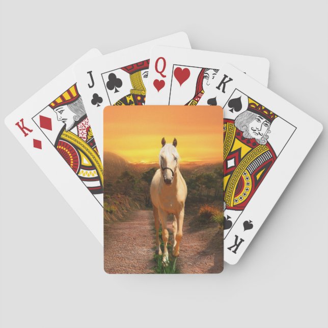 Jeu De Cartes Palomino couché de soleil (dos)