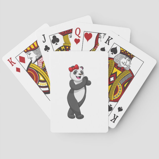 Jeu De Cartes Panda avec ruban (dos)