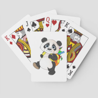 Jeu De Cartes Panda Bear avec sac à dos