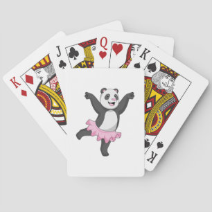 Jeu De Cartes Panda comme Ballerina au Ballet