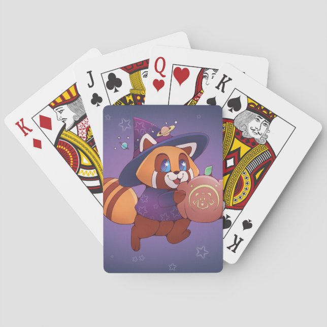 Jeu De Cartes Panda espace Halloween (dos)