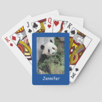 Panda Géant Cute, Arrière - plan Bleu, 