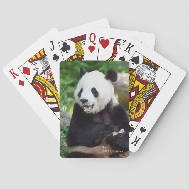 Jeu De Cartes Panda géant mangeant le bambou (dos)