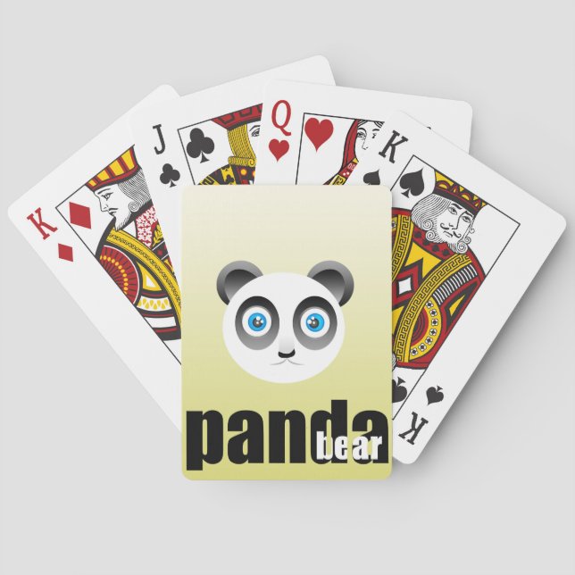 Jeu De Cartes Panda Lecture Cartes (dos)
