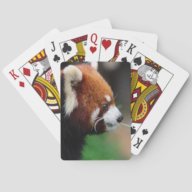 Jeu De Cartes Panda rouge (dos)