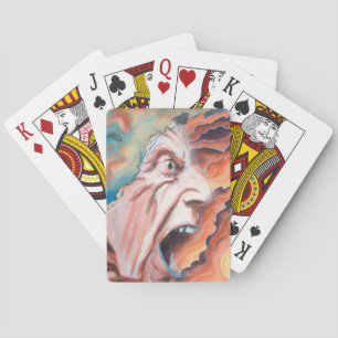 Jeu De Cartes Panic Waves peinture à l'huile