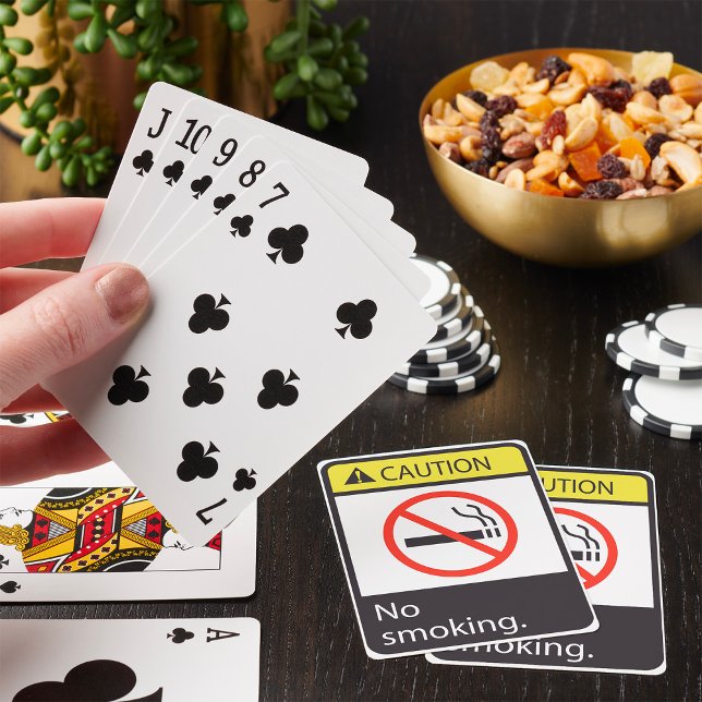 Jeu De Cartes Panneau d'avertissement Interdiction de fumer (Créateur téléchargé)