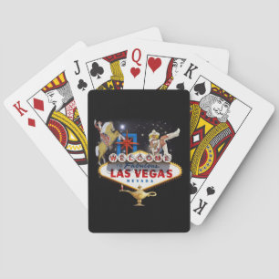 Jeu De Cartes Panneau de bienvenue de Las Vegas