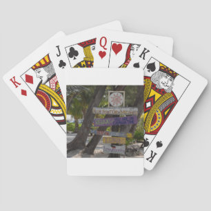 Jeu De Cartes Panneau de signalisation Rum Point Grand Cayman