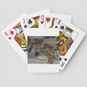 Jeu De Cartes Panneau indicateur Rum Point Grand Cayman