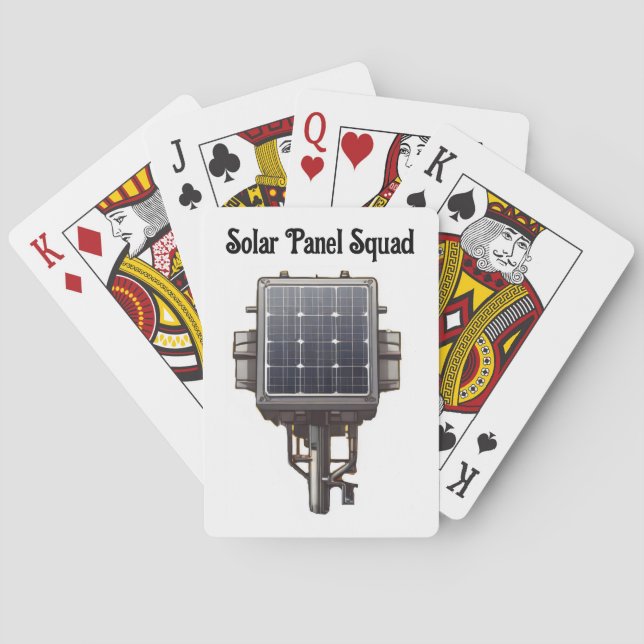 Jeu De Cartes Panneau solaire (dos)