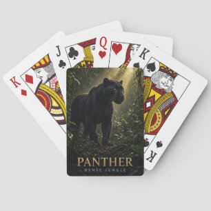Jeu De Cartes Panthère Faune de la jungle dense ANIMAL