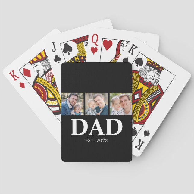 Jeu De Cartes Papa a créé la fête des pères 3 Image (dos)