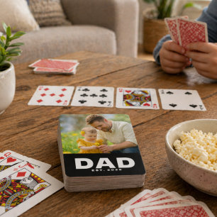 Jeu De Cartes Papa a établi une photo noire audacieuse