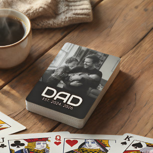 Jeu De Cartes Papa a établi une photo noire audacieuse
