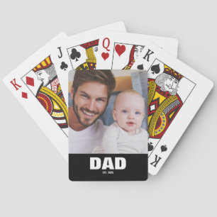 Jeu De Cartes Papa a établi une photo noire audacieuse