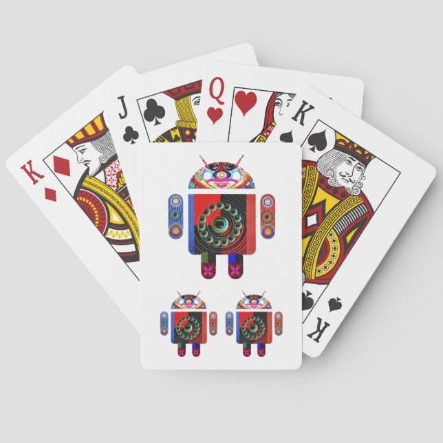 Jeu De Cartes Papa et Baby Android (dos)