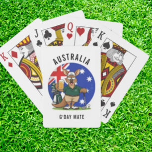 Jeu De Cartes Papa golfeur kangourou australien