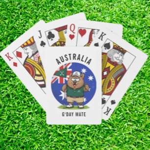 Jeu De Cartes Papa golfeur wombat australien