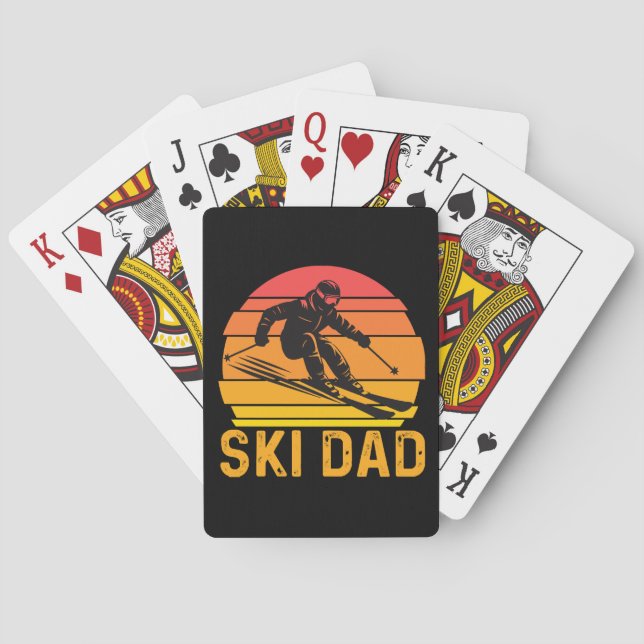 Jeu De Cartes papa skieur (dos)