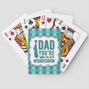 Jeu De Cartes "Papa Tu Es Le Meilleur" Joyeuse Fête Des Pères J