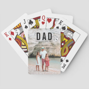 Jeu De Cartes Papa, vous êtes la vraie affaire   Photo de la fêt