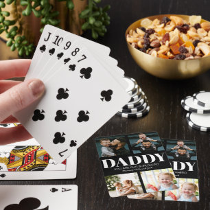 Jeu De Cartes Papa Vous êtes notre Superhero Photo Collage Perso