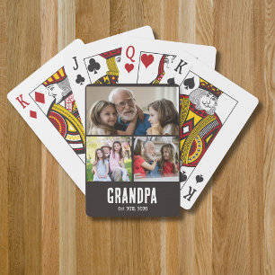 Jeu De Cartes Papapa a établi le script grunge noir 3 photo
