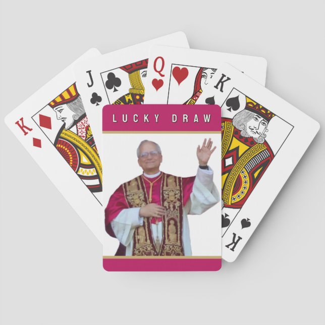 Jeu De Cartes Pape catholique Léon (dos)