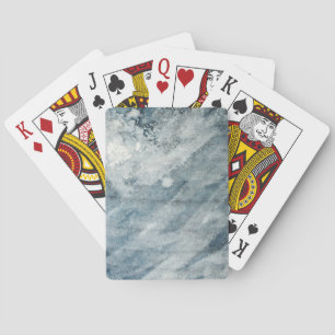 Jeu De Cartes Papier aquarelle.
