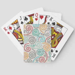 Jeu De Cartes Papier fripé par fantaisie de broderie