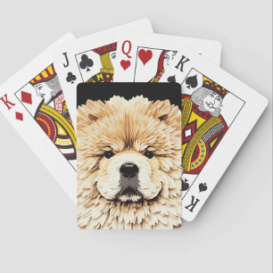 Jeu De Cartes PAPIER MIRAGE Chow crème