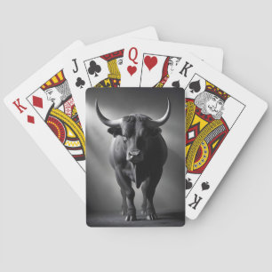 Jeu De Cartes Papier peint Bull Wildlife Majestic Nature Life Ar