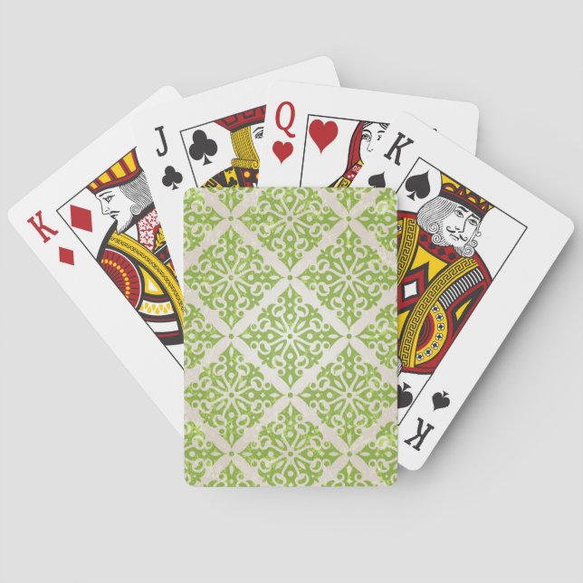 Jeu De Cartes Papier peint vintage (dos)