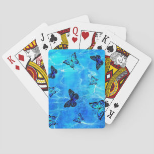 Jeu De Cartes Papillon bleu