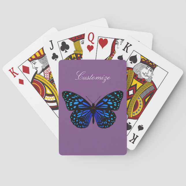 Jeu De Cartes Papillon bleu Thunder_Cove (dos)