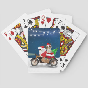 Jeu De Cartes Papillon Chien Noël Père Noël