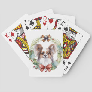 Jeu De Cartes Papillon Christmas Wreath Festive Pup